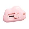 Small Cloud Utility Knife Telescopic Portable Mini Box Cutter Cute Girl Heart Open Express Open Box Office Knife