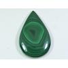 AA+Natural Green Malachite Designer Pear Cabochon Gemstone 144Cts. 33X54X7MM ET-65