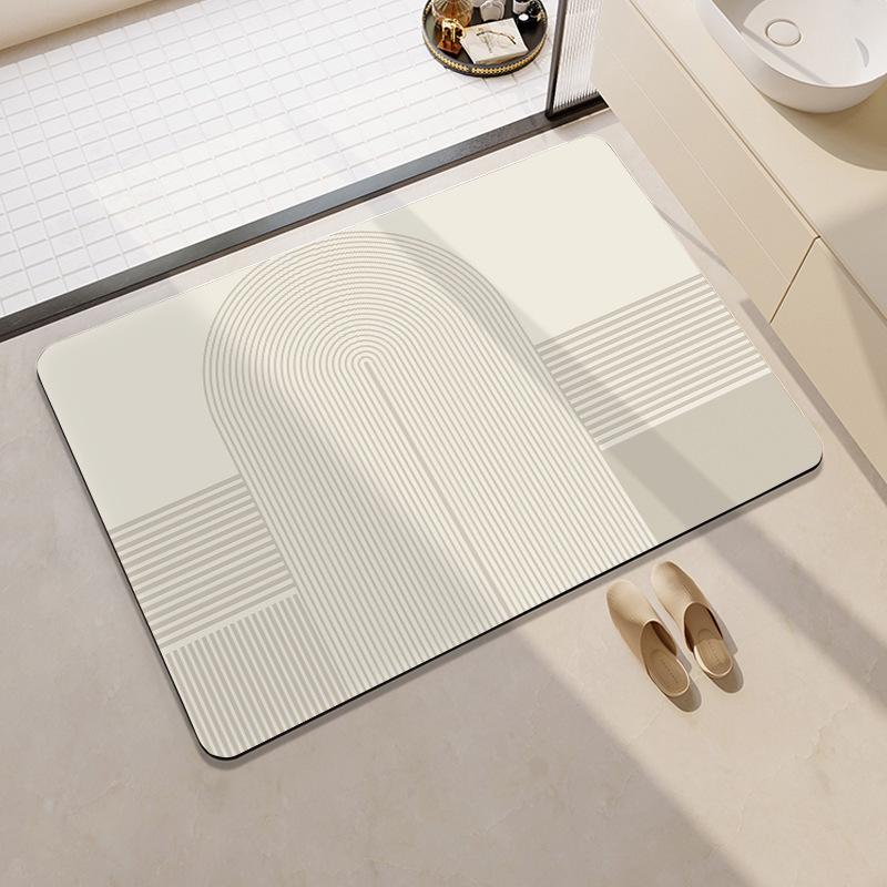 Japanese Diatom Mud Absorbent Non-Slip Quick-Dry Washable Floor Mat for Kitchen & Bathroom