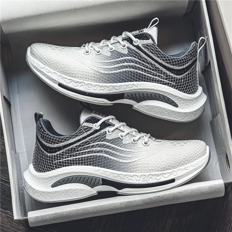 22 new summer mesh thick-soled heightened breathable casual soft-soled sports running shoes