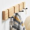 3/4/5 Hooks Door Back Hook Rack Creative Towel Rack Removable Sundries Storage Holder  Household