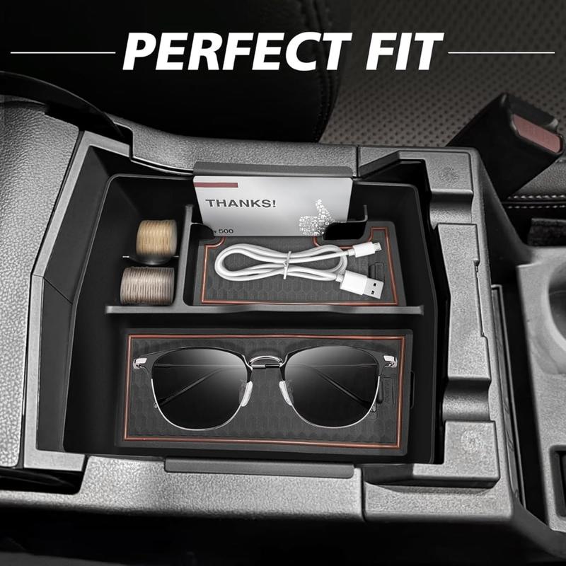 Premium ABS  Center Console Tray For Subaru Forester 2025 Durable Anti-Slip Armrest Storage Box Car Styling Accessories