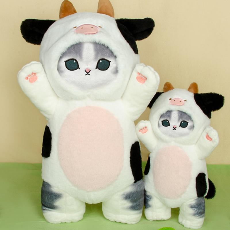 30cm Cute Shark Cat Plush Doll Mofusands Cartoon Kawaii Cat Soft Stuffed Doll Toy Cushion Pillow Decoration Girl Kids Gift