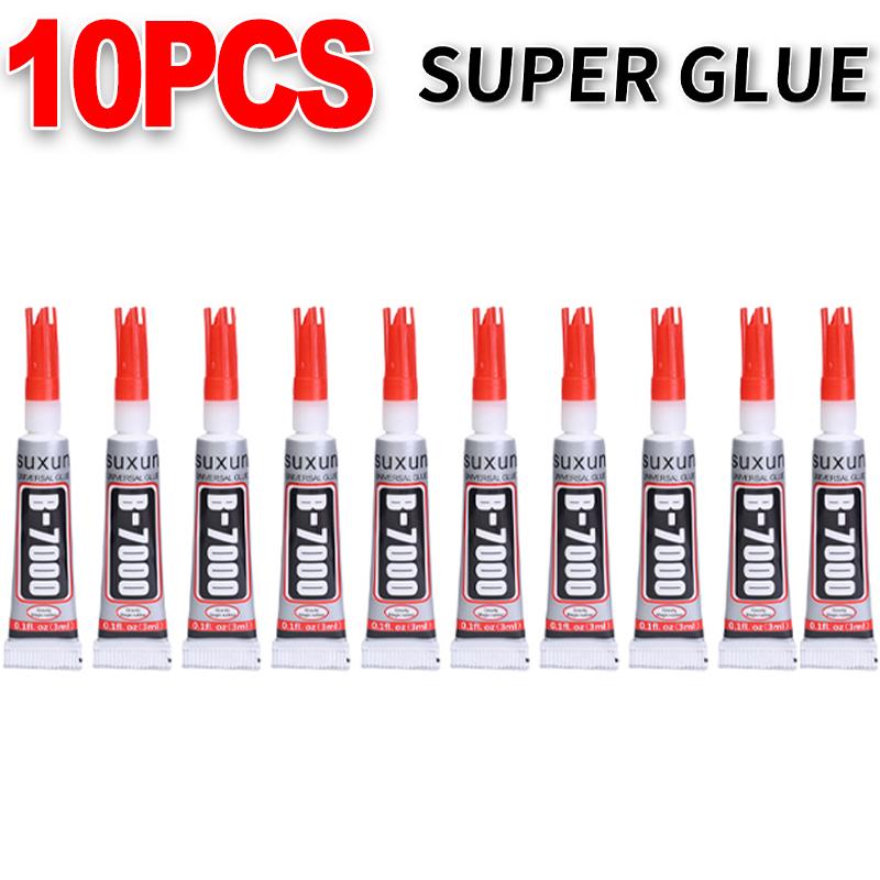 

100/10x B-7000 Glue Universal DIY Glue Clear Contact Phone Repair Adhesive for DIY Crafts Jewelry Metal Bonding Creative Project