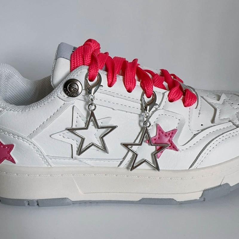 Stylish Shoe Chain Unique Hollow Star Pendant Martins Boots Chains Canvas Shoes Buckles for Casual and Formal Occasions