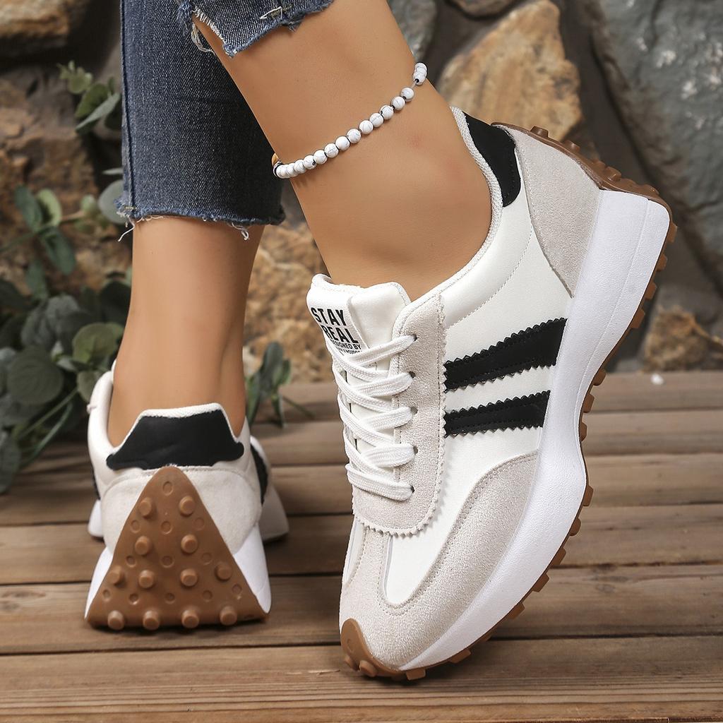 Ladies' Shoes, Thick Soled Shoes, Non Slip Shoes, Breathable Shoes, Casual Shoes, Low Cut Sports Shoes, Suitable for All Seasons, Wear-resistant