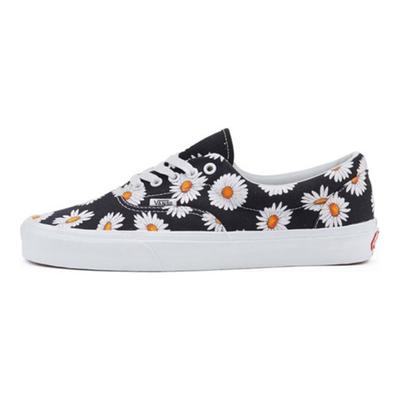 Era Margaridas Grandes Cano Baixo Tênis de Skate Tênis Unissex Preto Branco VN0A38FRTOZ