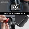 EPY1 Car Logo Seat Belt Magnetic Stabilizer Decorative Accessories For Jeep Cherokee Patriot Liberty Wrangler JK JL Commander