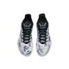 Anta Slip Resistant Abrasion Resistant Mid top Performance Basketball Shoes Men's Gray White 112211605-1