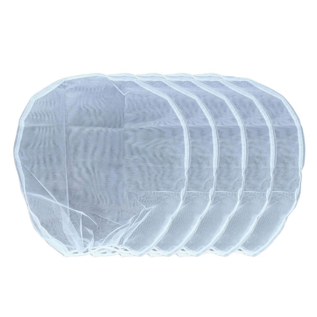 5pcs Paint Strainer Bags Fine Mesh Disposable Filter Bag Elastic Drawstring Top Upgrades for Smooth Paint Application