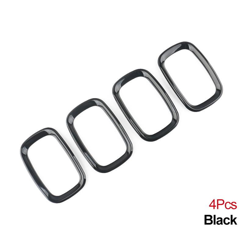 

Car Air Outlet Shell for Bmw Mini F60 Countryman 4pcs Front Air Conditioner Decorative Frame ABS Plastic Sticker Car Styling F60 чорний