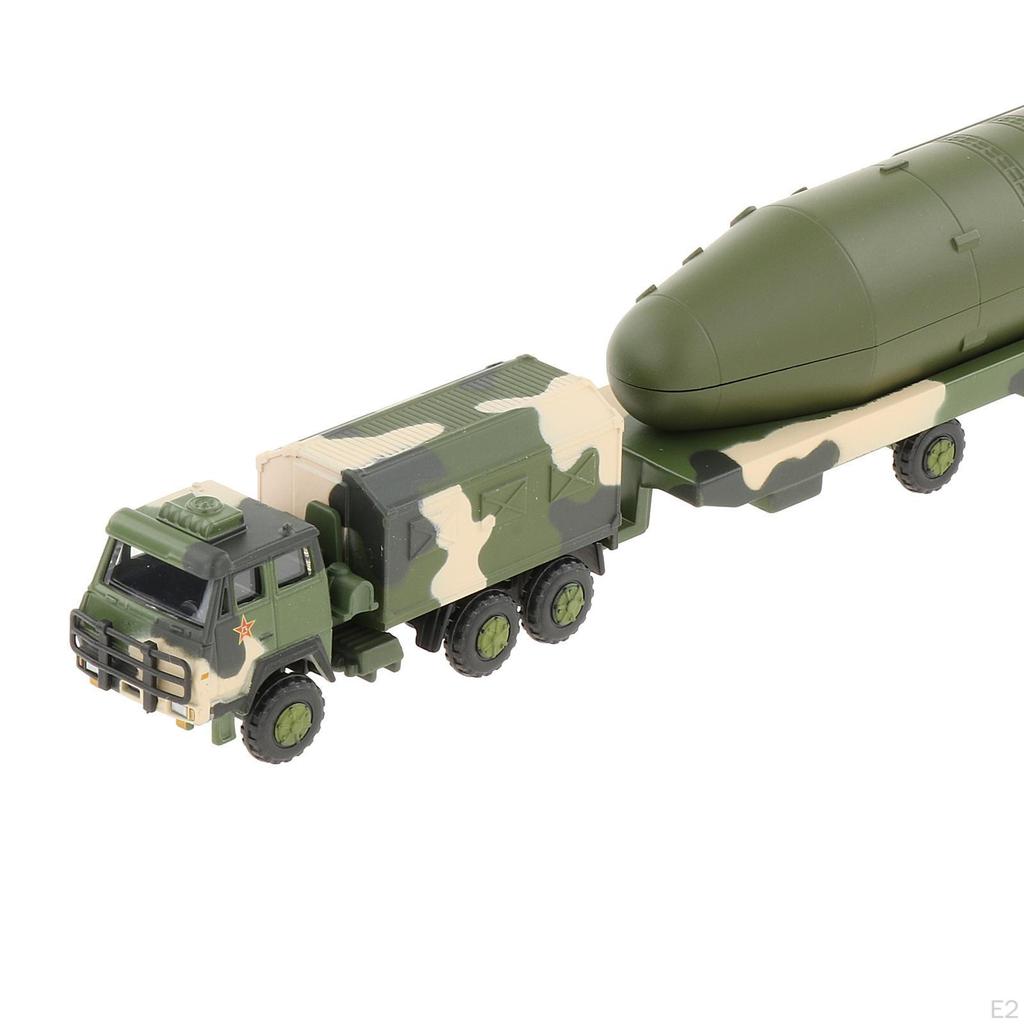 1:100 Scale Die-Cast Carrier DF-5B to Vehicles Playset for 8-12 Year Old Kids Birthday Gift Keepsake