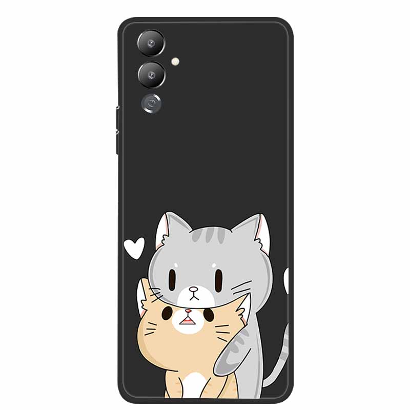 For Tecno Pova Neo 2 Cases Cat Lovely Soft TPU Silicone Phone Cases For Tecno Pova Neo2 LG6n Covers 2022 Black Edge Para Fundas