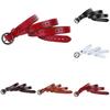 Vintage Style Leather Belt For Women With Alloy Pin Buckle And Pure Color Design
