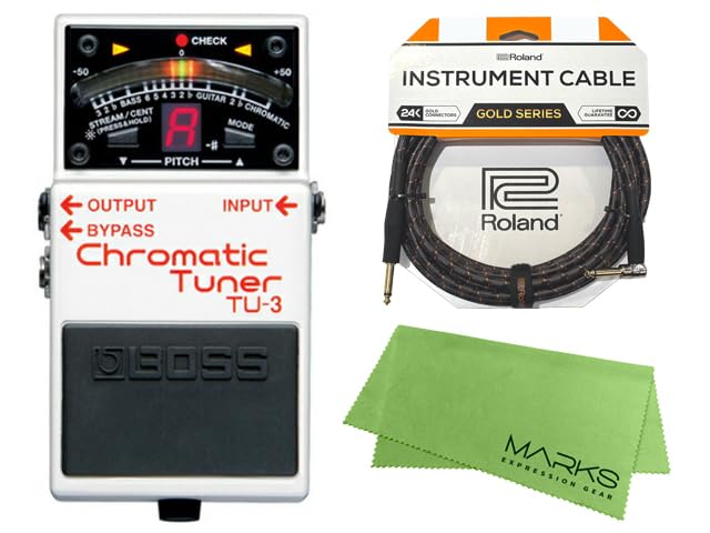 

cable cross BOSS CHROMATIC TUNER [Roland + set] TU-3