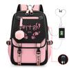 Peripheral Printed Backpack Female Fashion Student Multifunctional Casual School Bag