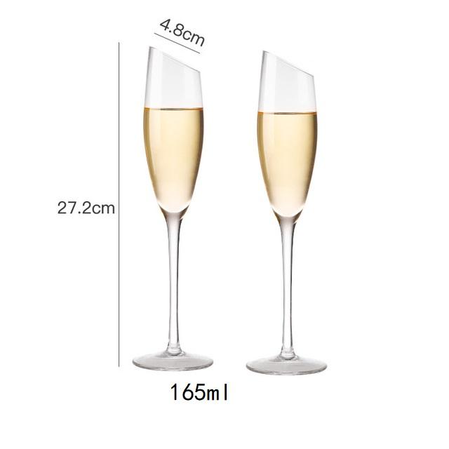 2 adet 150-250ml Kristal Kadeh Şampanya Bardağı Kupa Yaratıcı Kırmızı Şarap Köpüklü Tatlı Şarap Bardağı Düğün Parti Bar Ev İçecek Bardağı