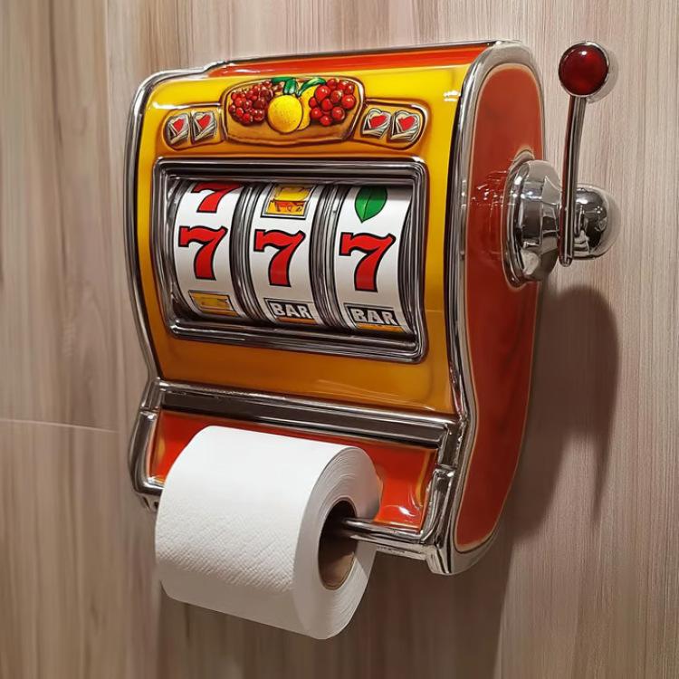 

New vending machine toilet paper holder can be removed to store paper towels