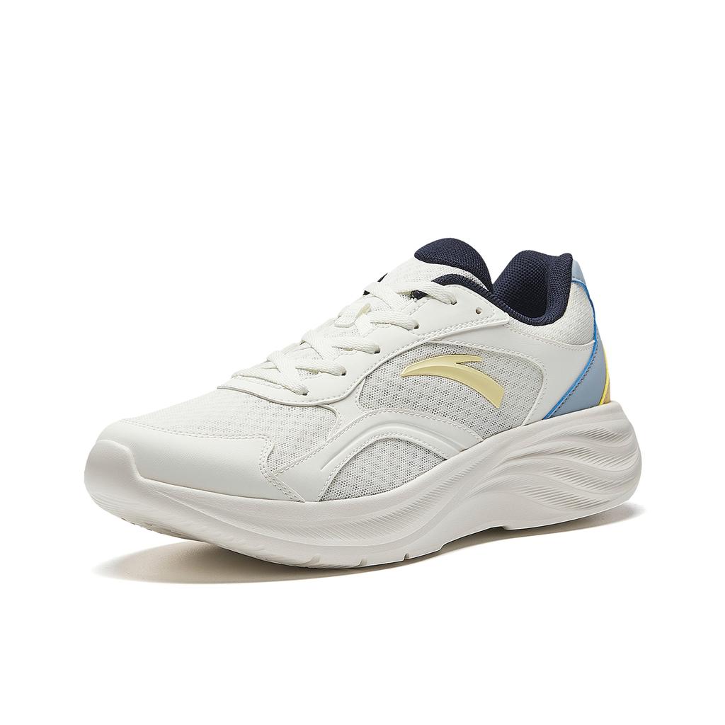 Anta Flow Cloud Bequem Vielseitig Leicht Leder Mesh Verschleißfest Rutschfest Lässig Urban Pendeln Laufschuhe Herren Sneaker 912615505-2