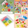 Wooden Expression Puzzle Children Puzzle Toy For Kids Family Fun And Brain Teasing