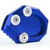 For VS650 Motorcycle Accessories CNC Motorcycle Kickstand Extender Foot Side Stand Extension Pad Support