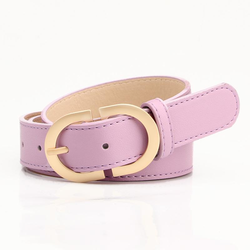 "Korean Style Women's Versatile Imitation Leather Belt – Trendy, Simple, Decorative Waist Accessory"