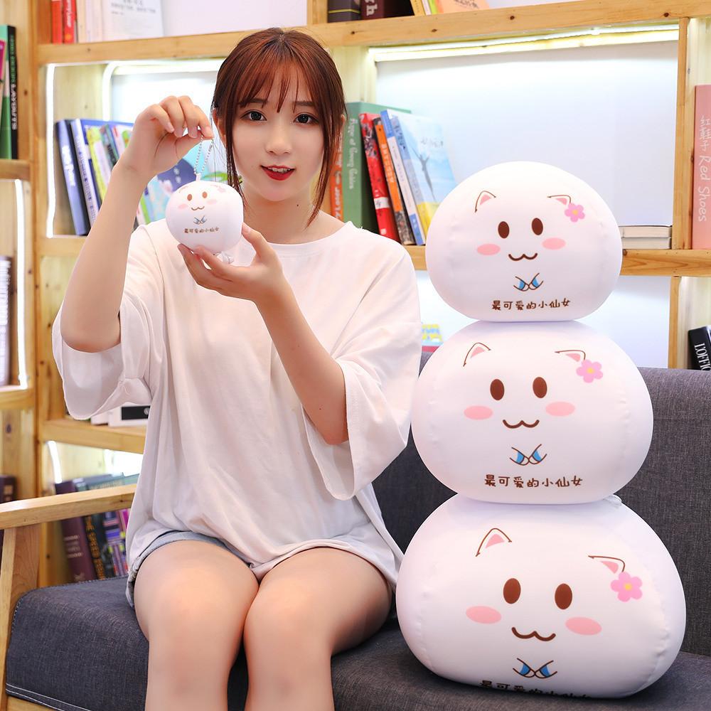 Plush Budding Pop Toy Cartoon Stuffed Doll Cushion Cute Decoration Gift Kids