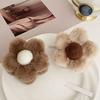 Haarkralle Plüsch Blume Form Haarspange Hinterkopf Haarklammer Leichtgewicht Damen Haarstyling-Werkzeug Haaraccessoires