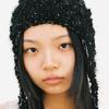 Fruta Black Snow Pompom Beanie