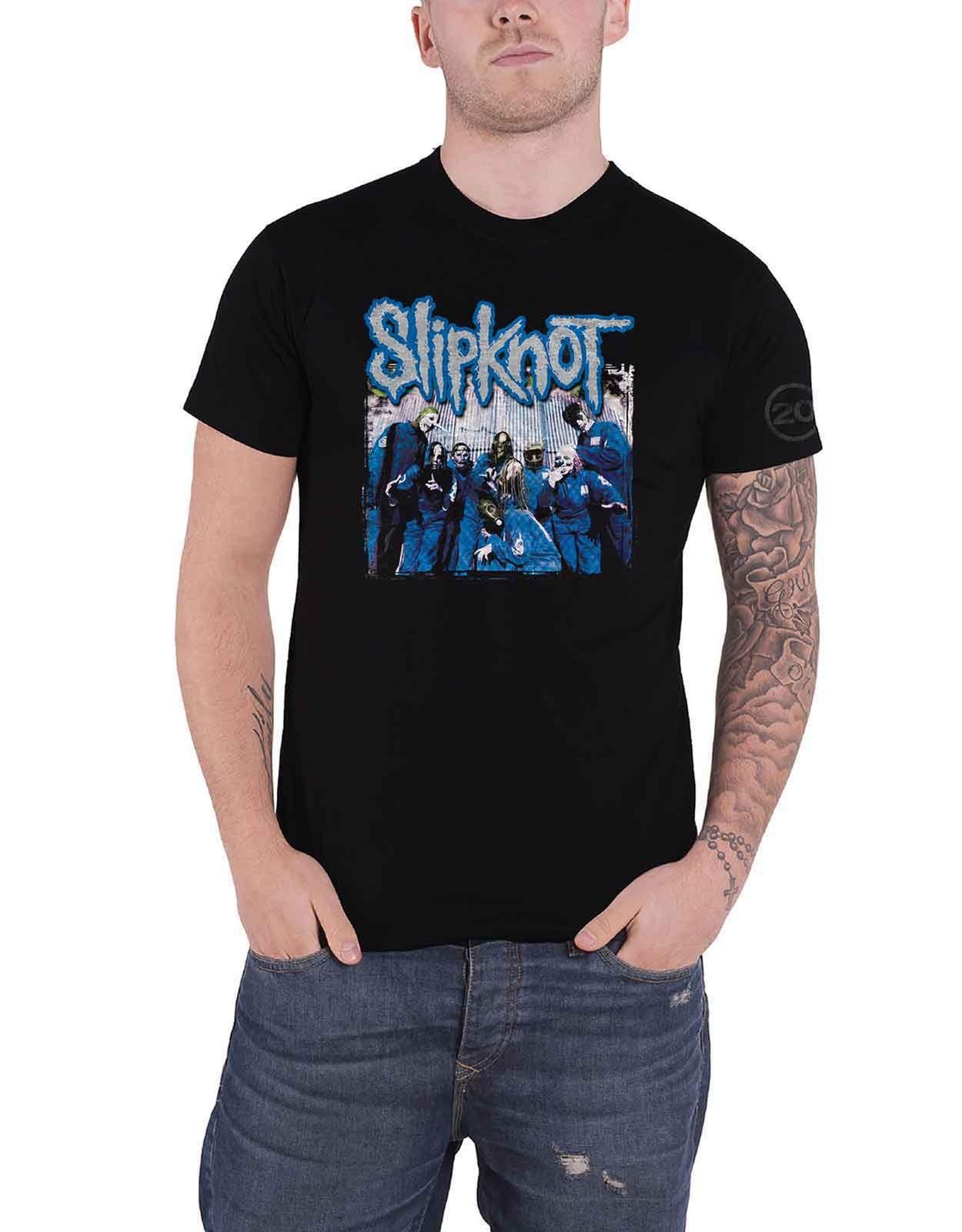 Slipknot T Shirt 20th Anniversary Tattered and Torn new Mens Black Size S