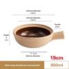 Hong Kong style Little pan rice Casserole Single handle old-fashioned clay pot Commercial high-temperature resistant sand pot
