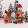 Linen Zipper Love Apple Bag Christmas Party Atmosphere Gift Bag Festival Creative Doll Candy Bag Children's Gift Bag Fun