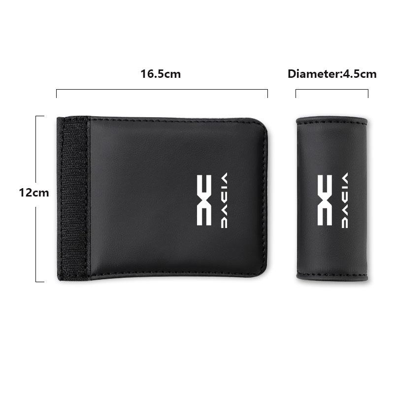 Leather Car Roof Armrest Pull Cover Handle Protector For Dacia Logan Sandero Duster Lodgy Spring Jogger Dokker Stepway Bigster