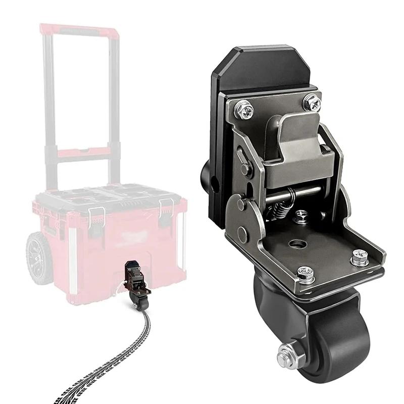 ABCA-Steel Construction Front Wheels,Caster Wheel Kit Fit for Milwaukee Rolling Tool Box for Packout Toolbox,200 Lbs Capacity