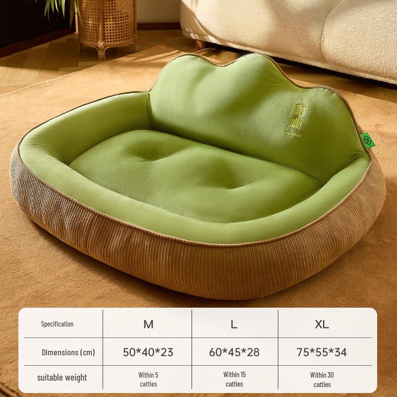 

Уютное универсальное гнездо для питомца: Моющийся, Утепленный для зимы, Идеально подходит для собак и кошек круглый год Large