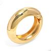 European and American Ins Round Metal Bracelet Exaggerated Light Luxury High-end Bracelet Niche Simple and Versatile Jewelry