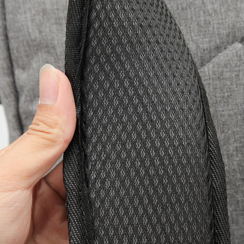Simple Double-Shoulder Laptop Bag for Men Large-Capacity Leisure Business Notebook Backpack