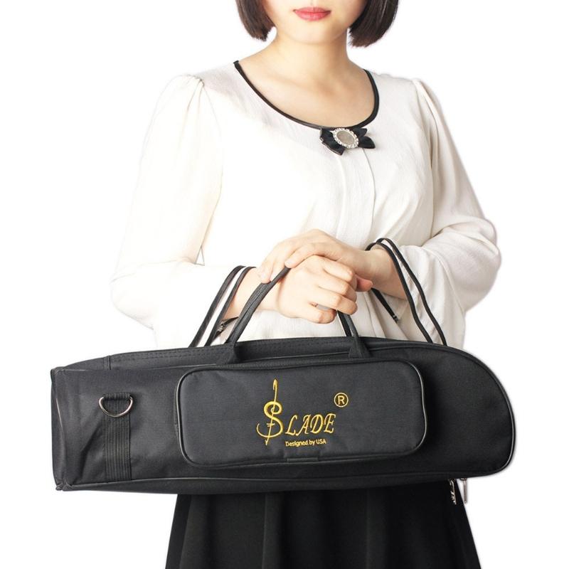 Double Zippers Design Storage Case Trumpet Carrying Case Waterproof Trumpet Bag Lightweight Trumpet Case Trumpet Gig Bag