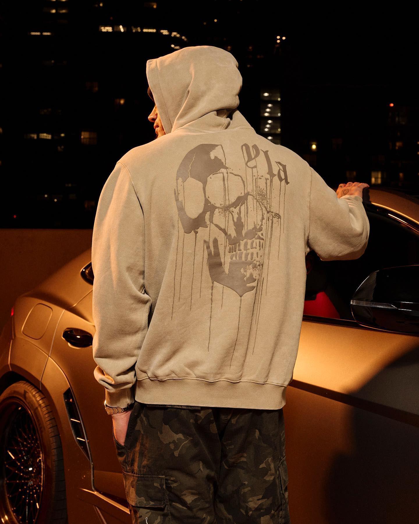 

YOUNGLA Men s Trendy Hooded Sweatshirt - Outdoor Running Casual Sports Jacket XXL хакі