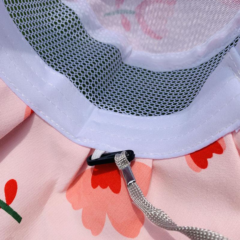Children's Sunshade Mesh Top Hat Women's UV Resistant Folding Summer Sunshade Hat Women's Princess Sun Hat Brim