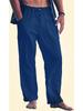 2022 Men's Linen Yoga Beach Pants: Casual Summer, Loose Fit, Drawstring Waist, with Pockets