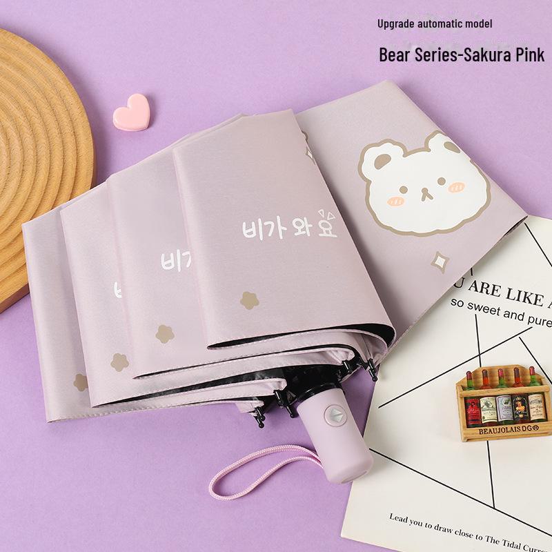 8-Rippen Faltbarer UV-Beständiger Automatischer Schirm für Alle Wetterbedingungen