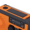 Solar Hand Powered Radio Emergency  r LED Flashlight IPX3 Waterproof Radio with Hand Crank 5000mah Battery