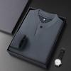 Men's Solid Color Fleece-Lined Sweatshirt, Winter Stand-Up Collar, Long-Sleeve Casual Base Layer.