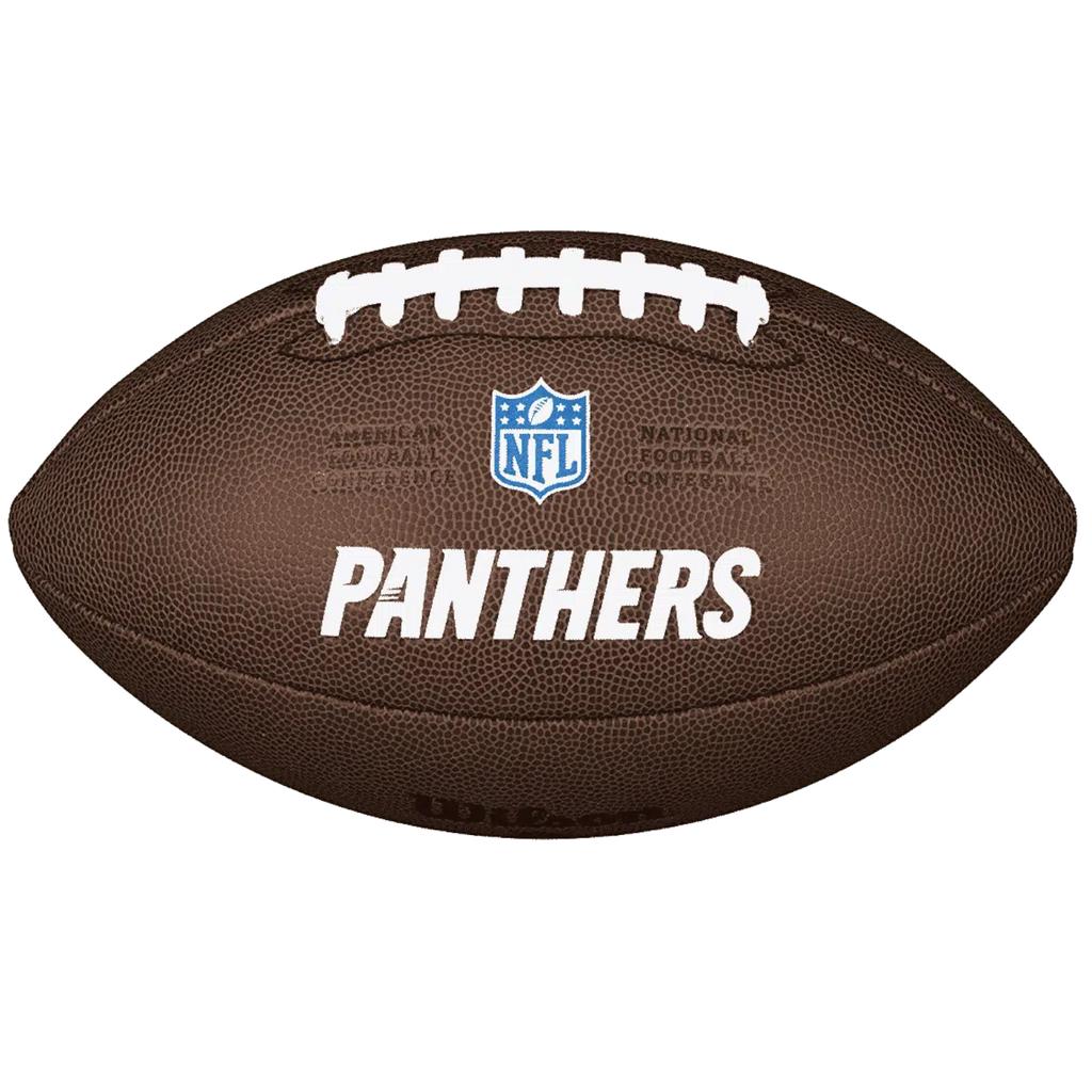 Wilson NFL Team Logo Carolina Panthers Ball, Unisex Brown American Football Ball
