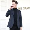 Autumn and Winter Simple Double-sided Woolen Suit Men's Slim Plaid Handmade Small Suit Cashmere-free Suit Jacket for Men