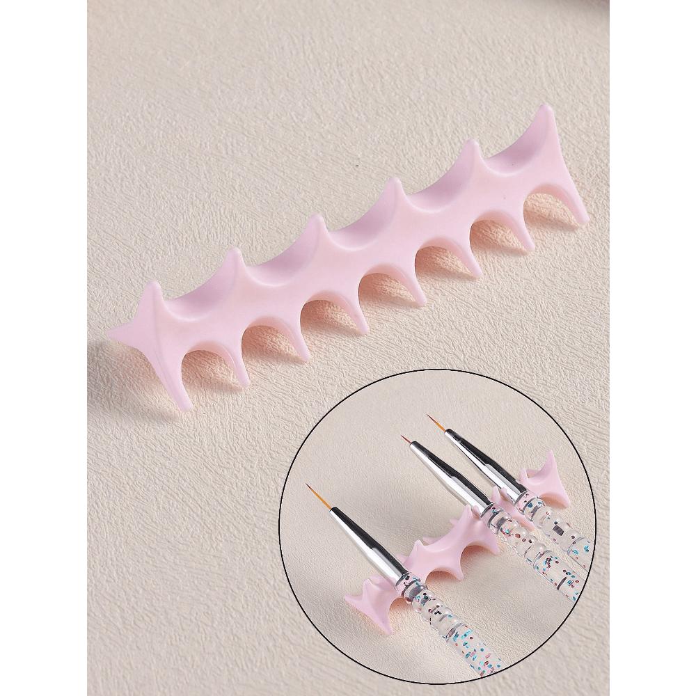 Stojak na pędzle do zdobienia paznokci Stylowy design Uchwyt na pisaki do malowania paznokci Display Narzędzia do salonu manicure, Nadaje się do przechowywania uchwytów na pisaki