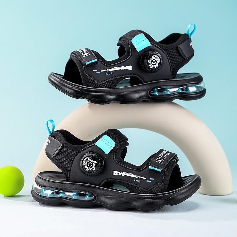 Classmates Children's Sandals One-word Sandals 2025 Summer Beach Sports Leisure Hiking Breathable Lightweight Teen