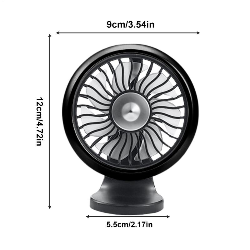Cooling Clip Fan For Car Vent Air Vent Clip Device Cooler USB Powered Car Cooling Fan Auto Accessories For Vehicle Van Truck RV