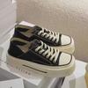 Canvas Shoes Women's Spring New Versatile Thick-soled Heightening Little White Shoes Casual Board Shoes Cookie Shoes